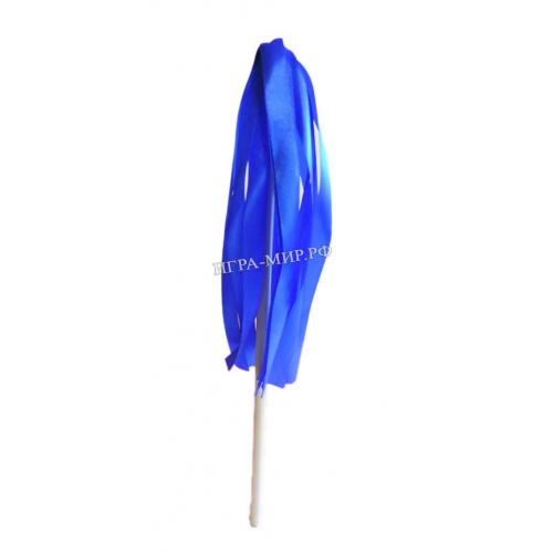 Султанчик на палочке синий